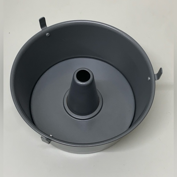 Vtg Non Stick Coated Aluminum Angelfood Cake Baking Mold - Picture 6 of 10